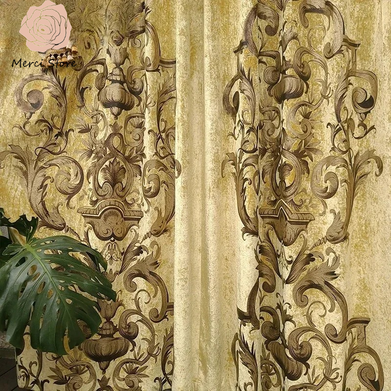 Sustainable Living Officer - Sustainable French Rococo Silk Velvet Curtains