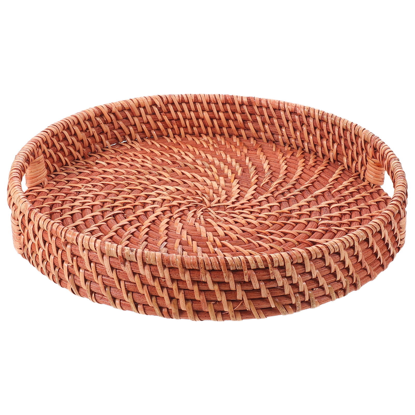 Sustainable Living Officer - Rattan Woven Storage Tray Sustainable Handcrafted