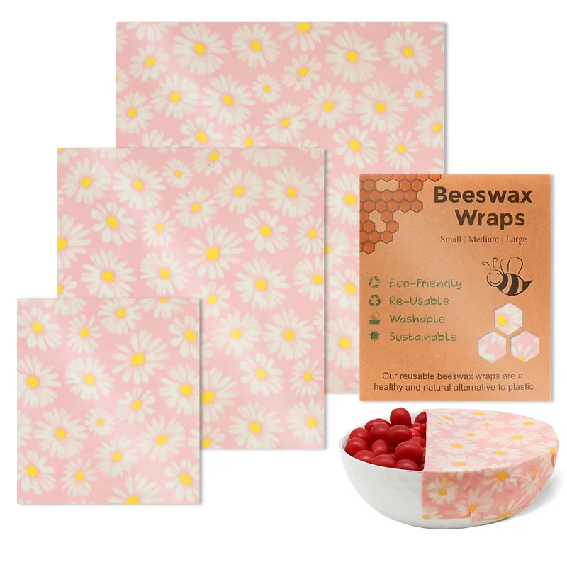 Reusable 3 piece set Food Fres - Beeswax Food Cover のレビューと価格