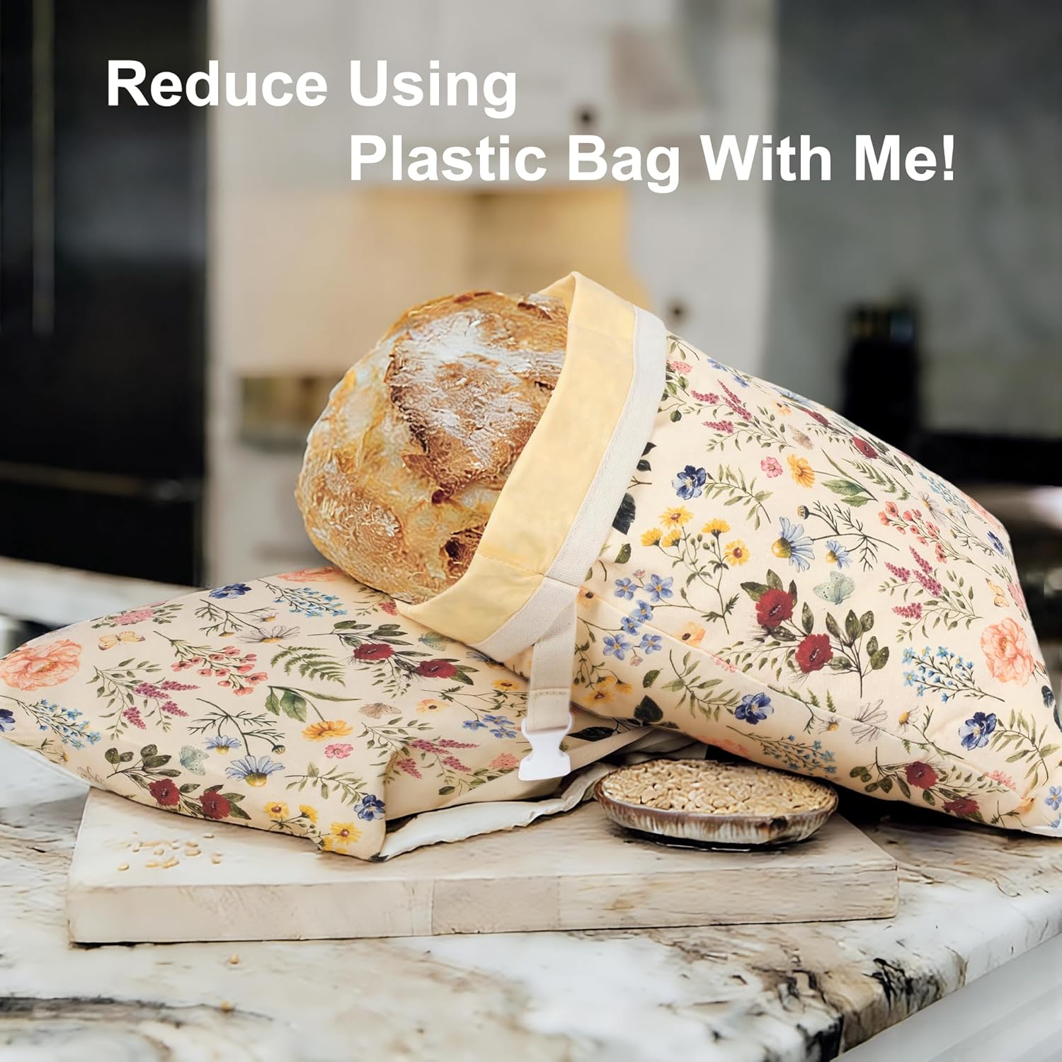 Reusable Beeswax Bread Bags fo - Beeswax Food Cover のレビューと価格