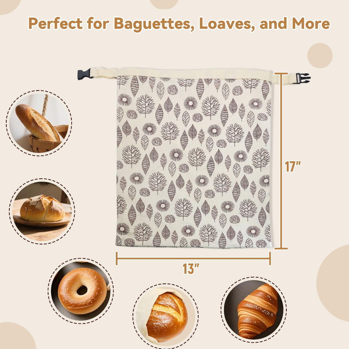 Reusable Beeswax Bread Bags fo - Beeswax Food Cover のレビューと価格