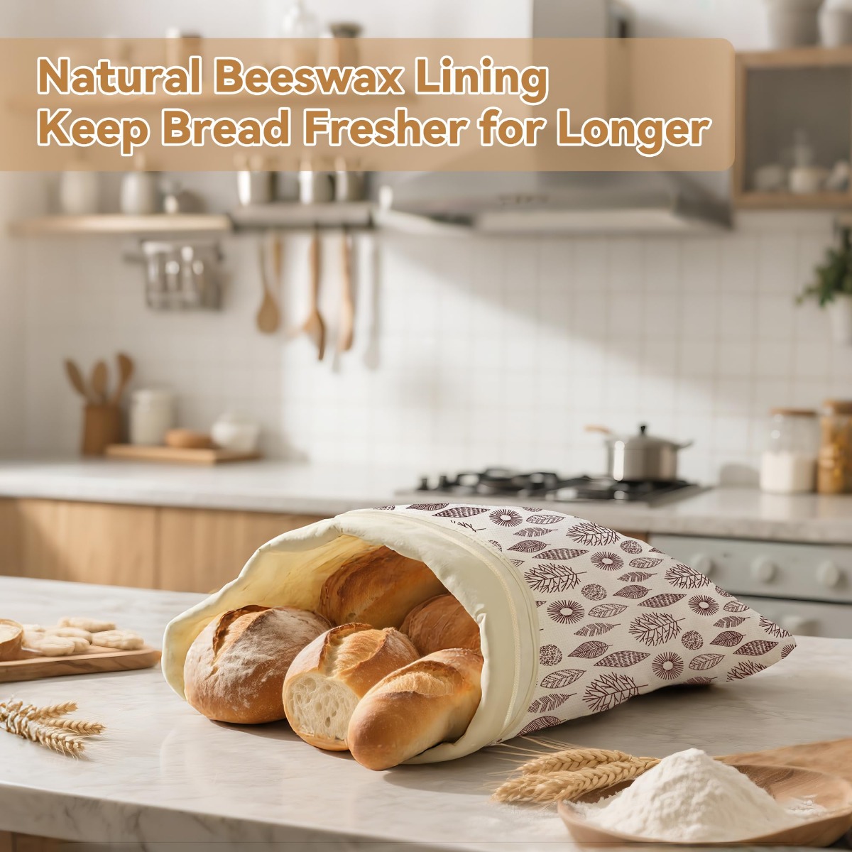 Reusable Beeswax Bread Bags fo - Beeswax Food Cover のレビューと価格