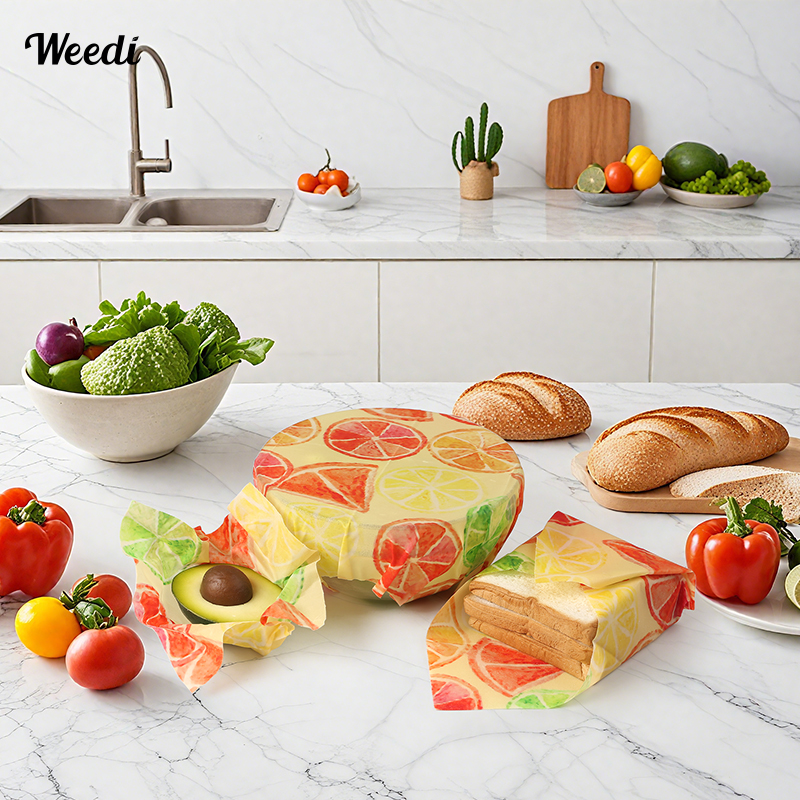 WEEDI 6PCS Plastic-Free Reusab - Beeswax Food Cover のレビューと価格