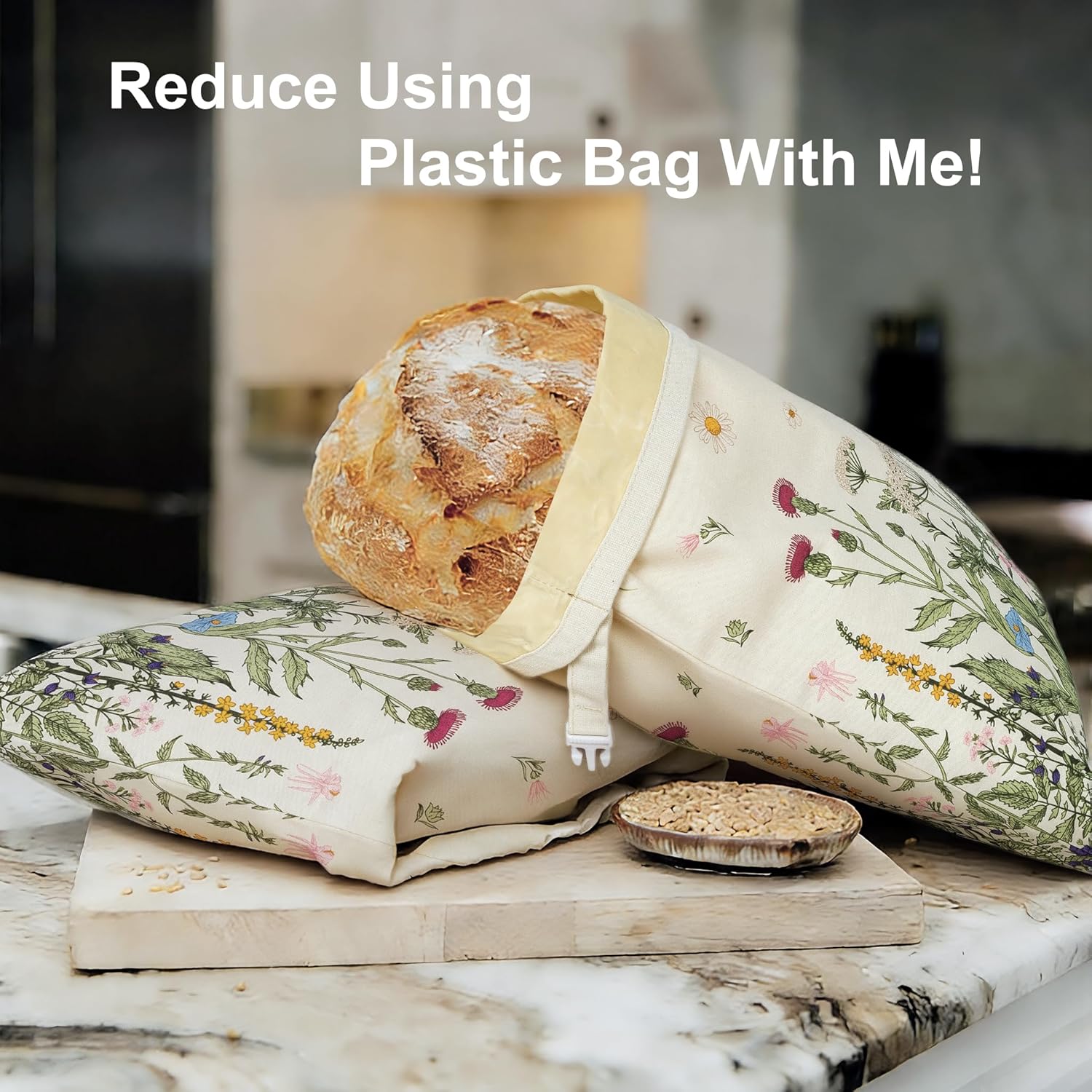 Reusable Beeswax Bread Bags fo - Beeswax Food Cover のレビューと価格